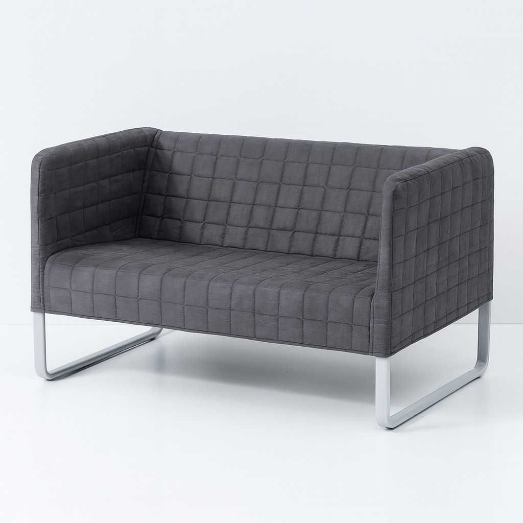 Sofa IKEA KNOPPARP – szara, 2-osobowa – Warszawa Praga Południe