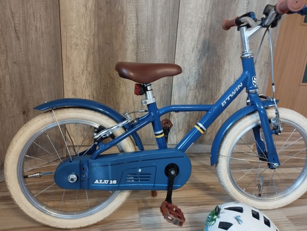 Rower Dziecięcy BTwin City 900 Koła 16" Alu. 7,3 kg Kask Po Serwisie!