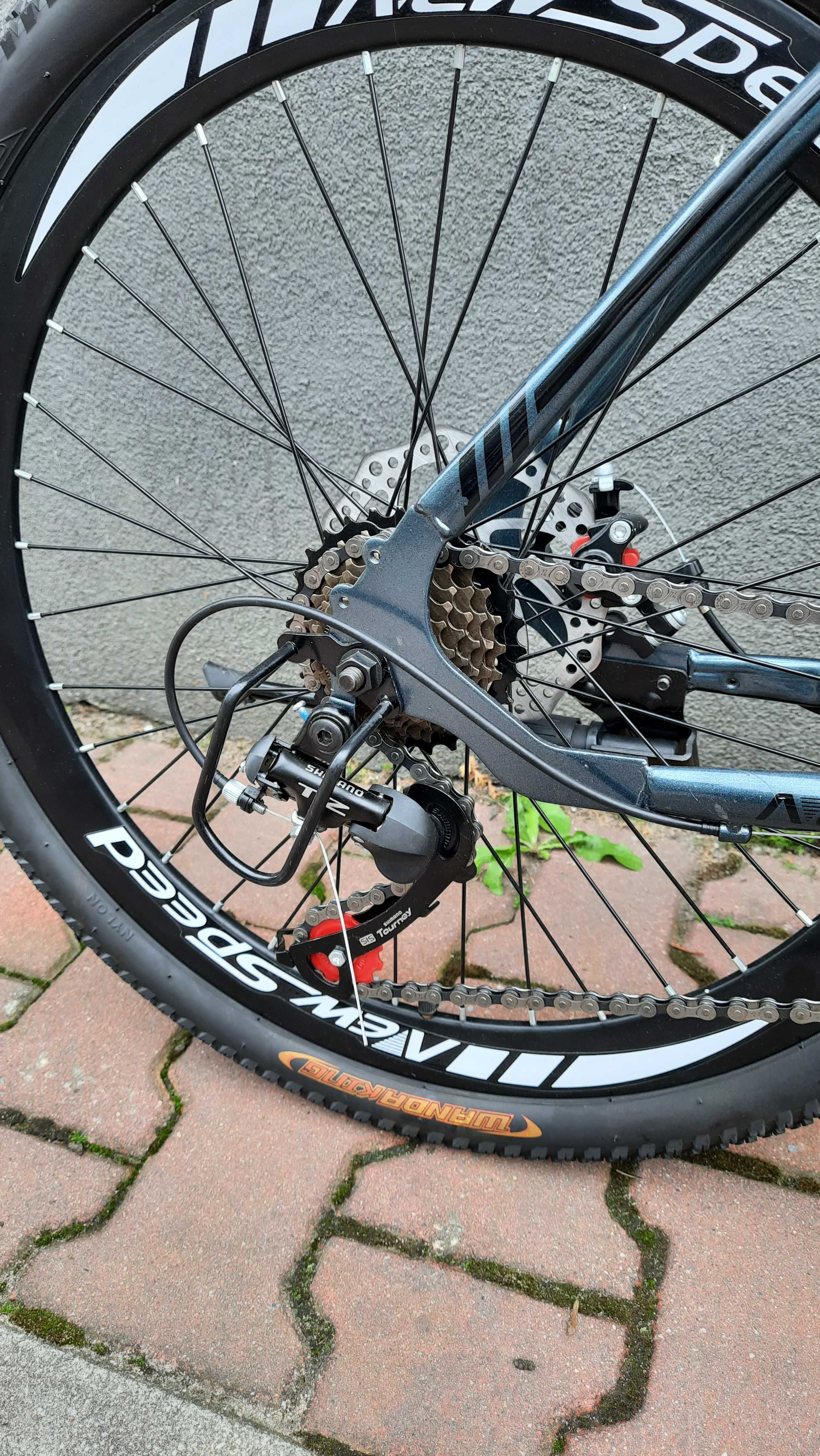 Rower górski MTB koło 24 cale hamulce tarczowe mechaniczne