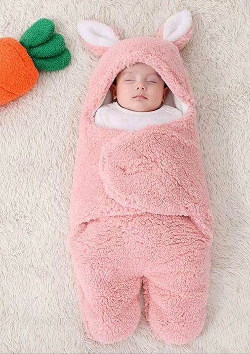 Плюшевий конверт, спальний мішок для немовлят з роздільним ніжками