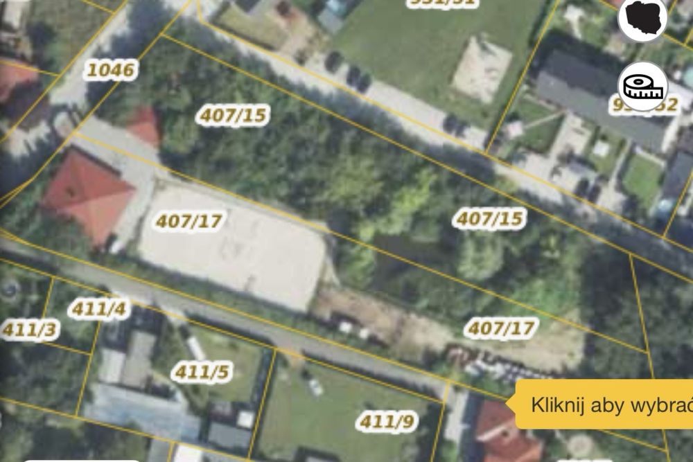Działka 407/15 i 407/17 5868m2