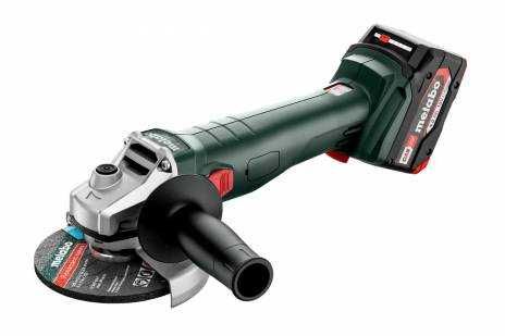 Rebarbadora sem fio Metabo W 18 l 9 125 Quick + 2 bat 4Ah e carregador