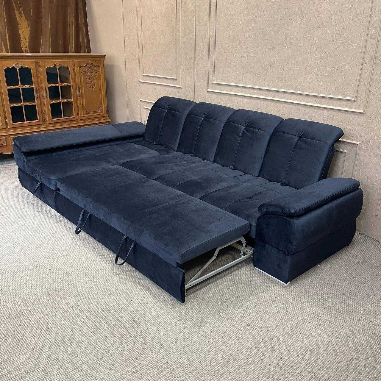 Диван кутовий розкладний диван в тканині