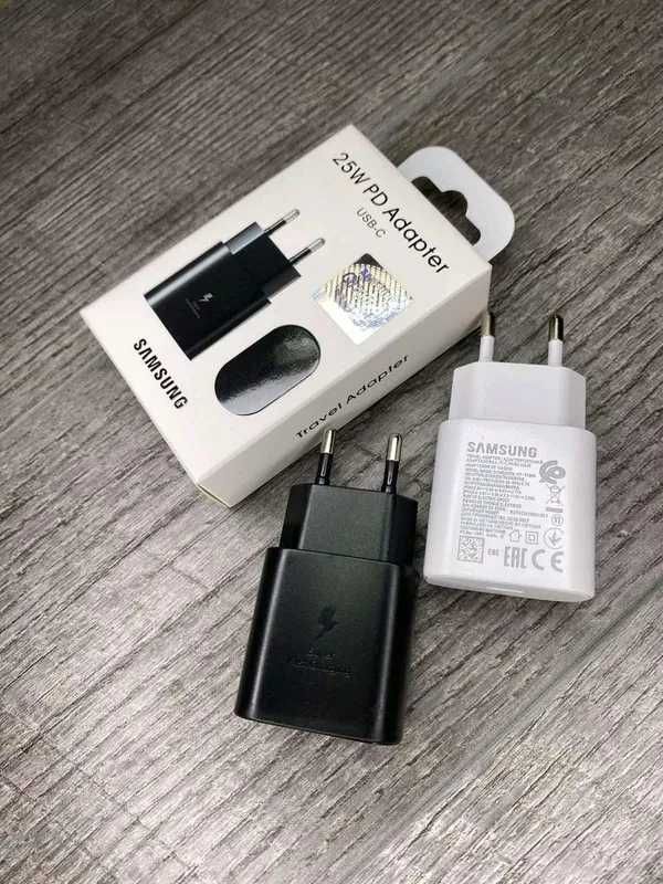 Samsung 25W QC3,  Type-C + Cable Type-C&Type-C з кабелем