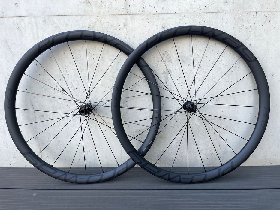 2025! Koła karbonowe carbon Gravel szosa PRO-WAY GR2 35mm 1320g!