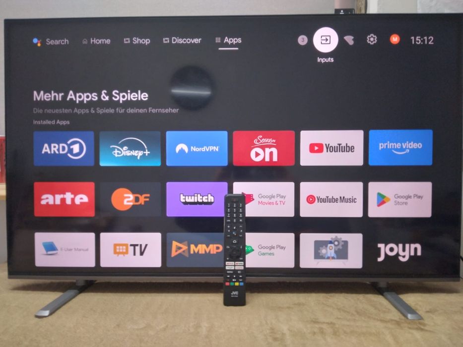TV Smart 43' JVC 4K DVB-T2 HEVC