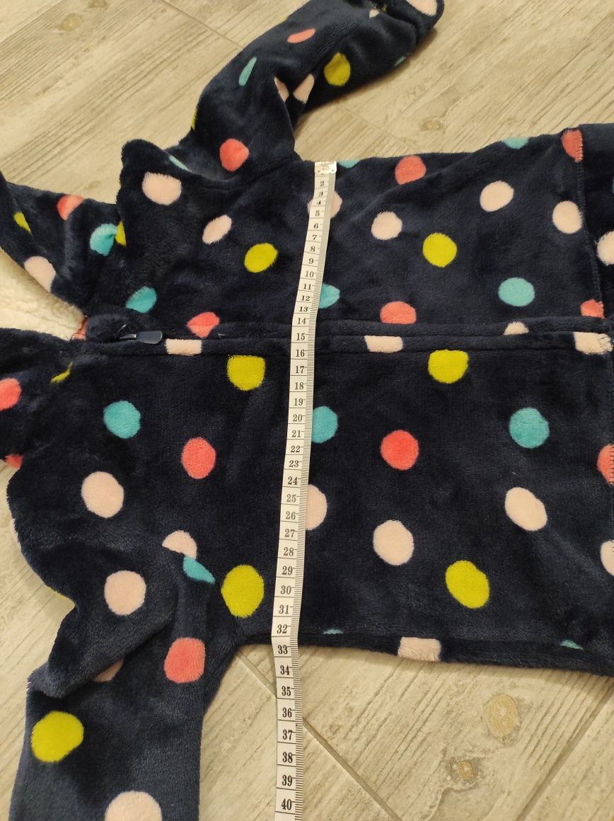 Теплюща плюшева кофта худі на дівчинку George 3-4 роки