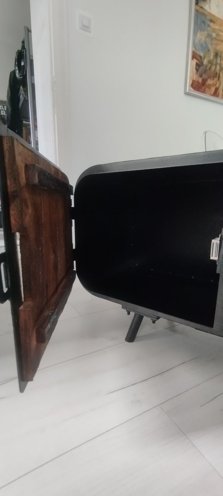 Industrialna, designerska  szafka pod tv 120 cm x 30 x 45