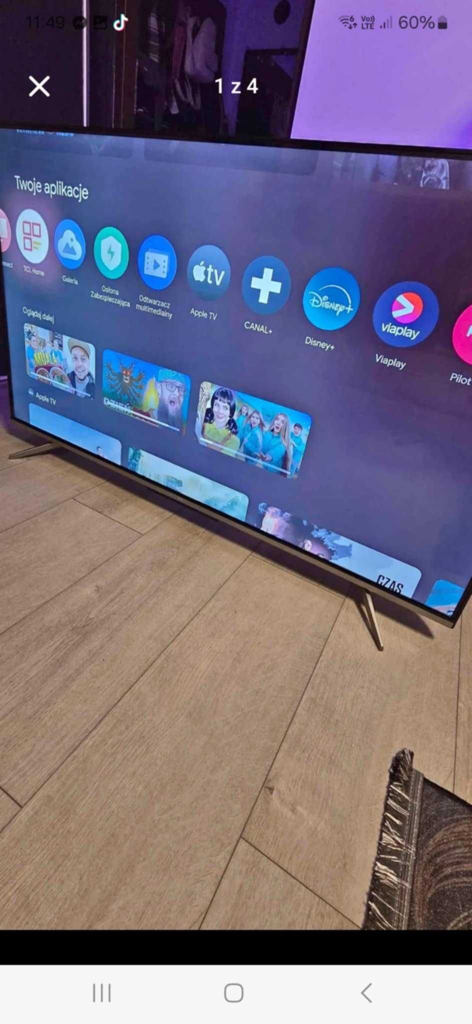Telewizor TCL 55 cali Dolby Vision 4k Android
