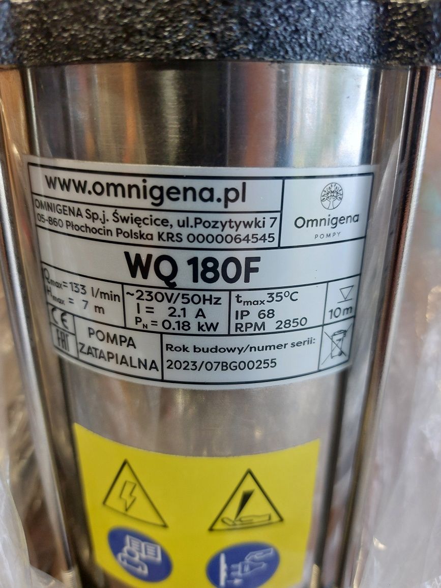 Pompa zatapialna WQ 180F