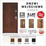 Drzwi zewnętrzne wejściowe do mieszkań I domów z montażem