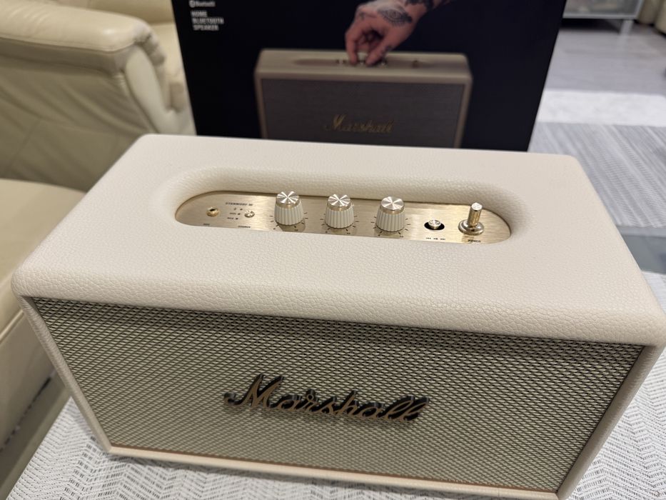 Głosnik Marshall Stanmore III/Bluetooth/Beżowy/komplet/nowy