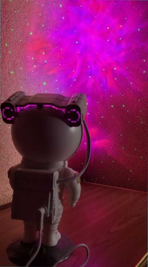 Астронавт h24 детский звездное небо с пультом космнавт ночник проектор