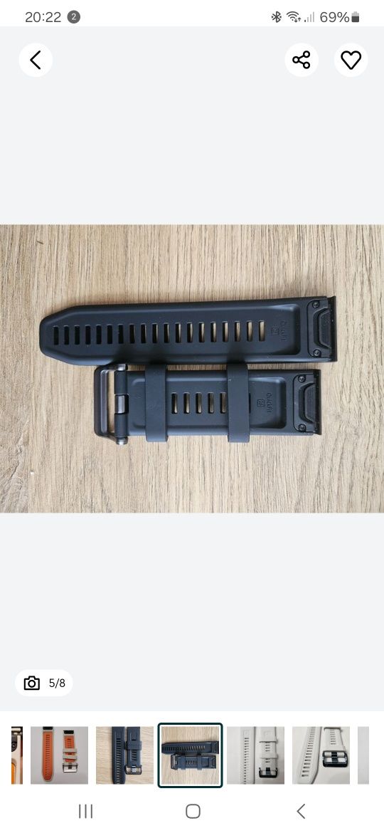 Paski do zegarka Garmin 26mm nowe