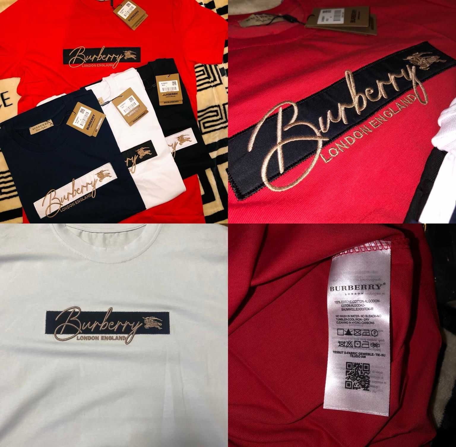Koszulka męska duzy znaczek Hugo Boss Shirt Karl Burberry Premium