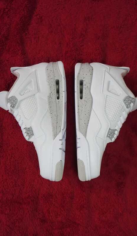 Buty Jordan 4 Retro Biały Oreo Damskie i Meskie Rozmiar 39