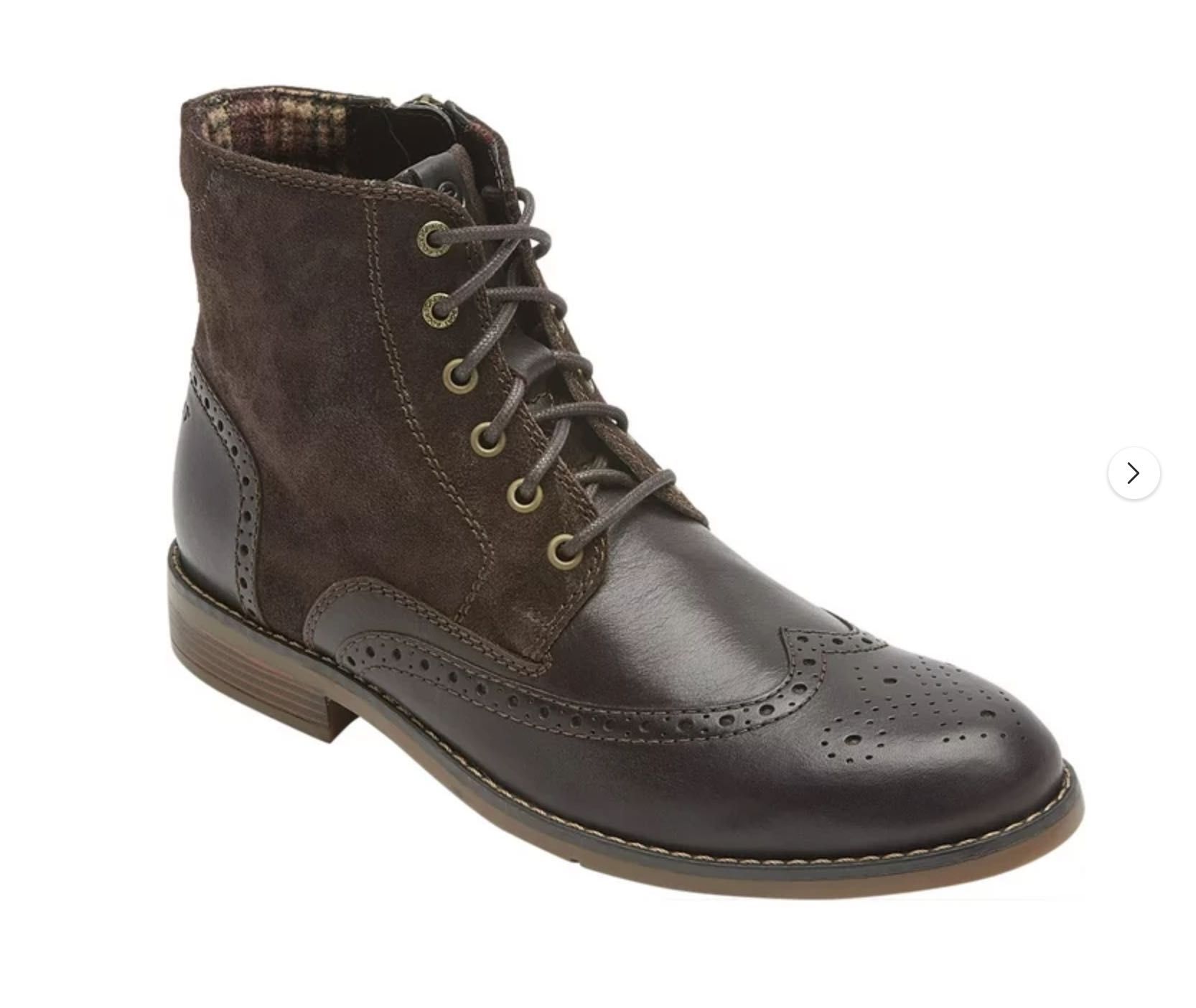 Botas em pele nº43 ROCKPORT Colden Wingtip Oxford