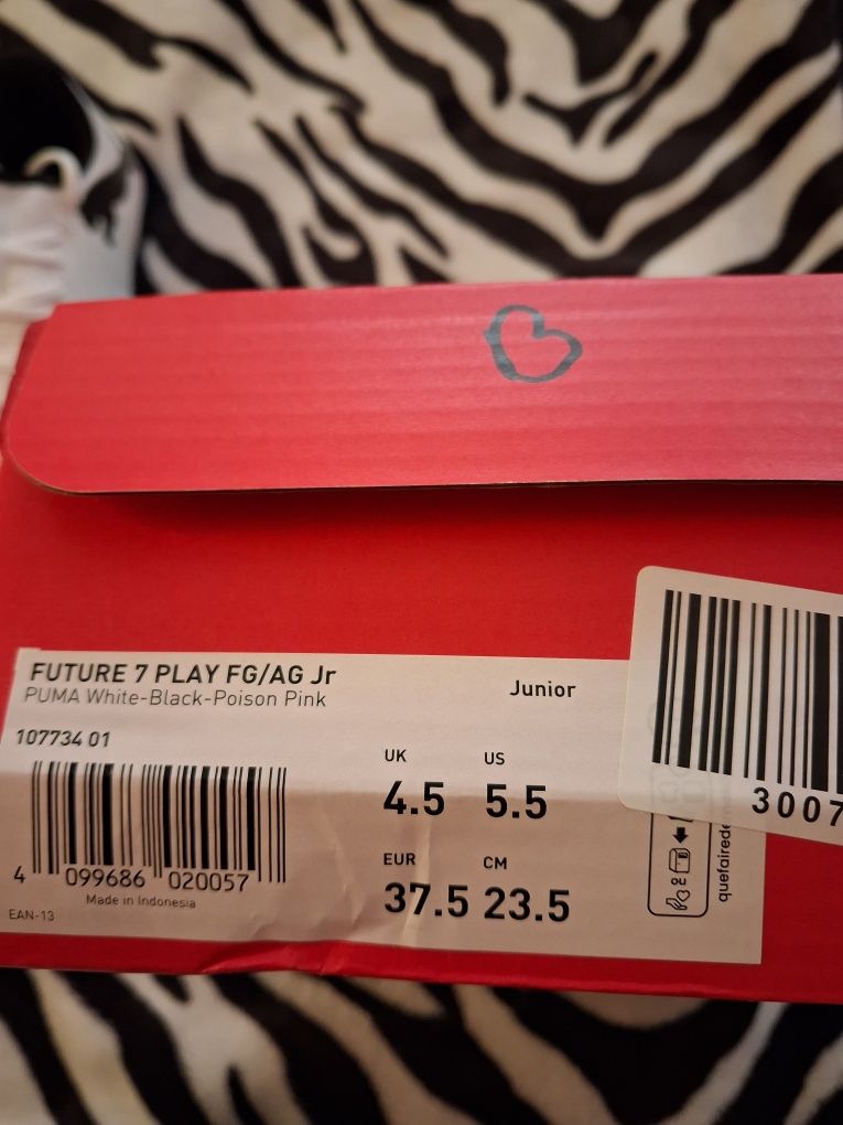 Korki na boisko Puma 37.5 białe