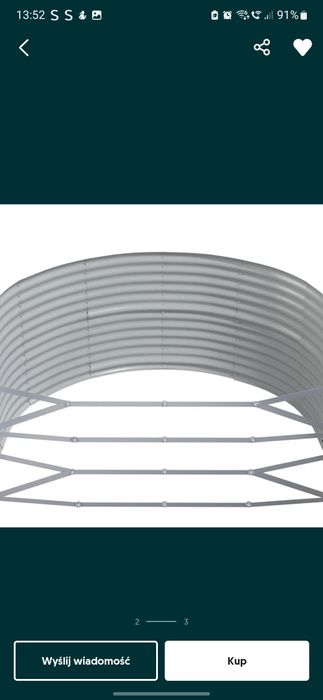 Vidaxl Donica Ogrodowa Srebrna 212X140X68Cm