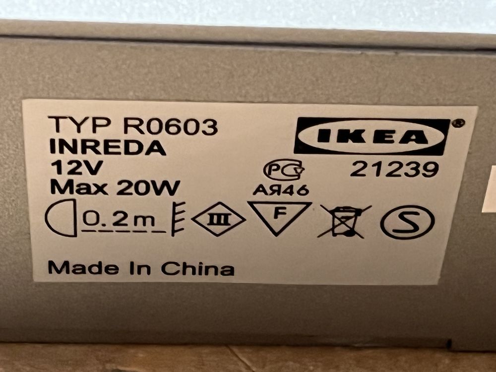 Komplet - 2 lampki lazienkowe IKEA Inreda