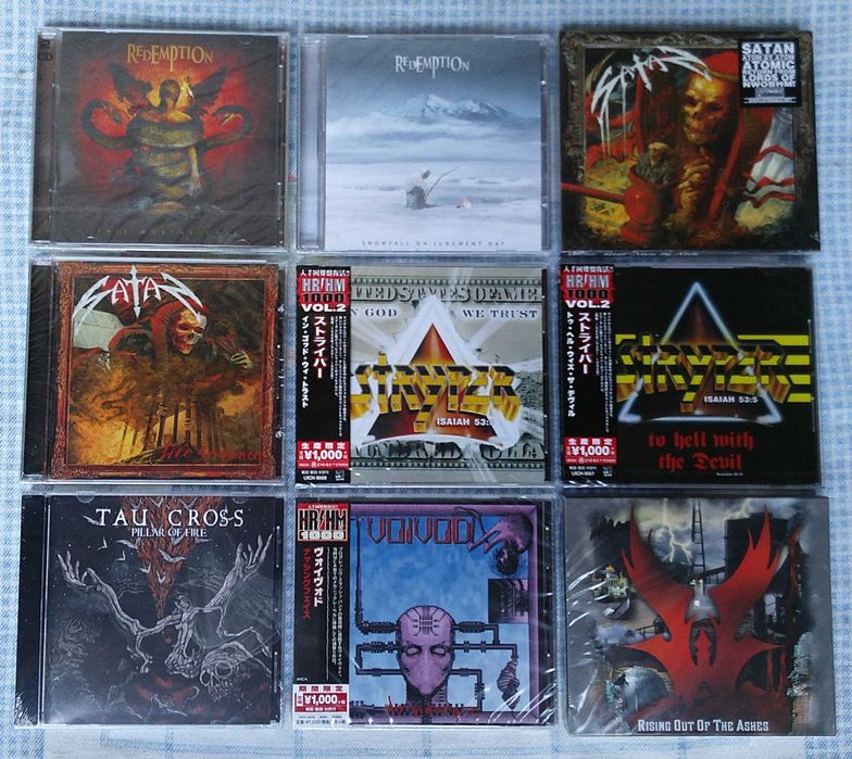 CD's Hard/Metal, novos e selados.