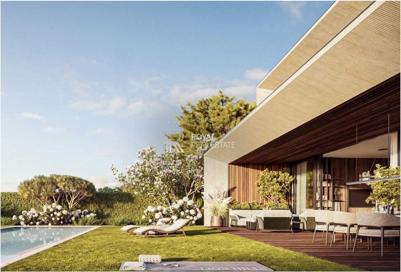Вілла в LION HILLS, Лісники — панорамний вид, 15 хв до центру Києва