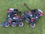 Patins em linha ajustáveis tamanho 27-30. Sport Zone. X-Kids