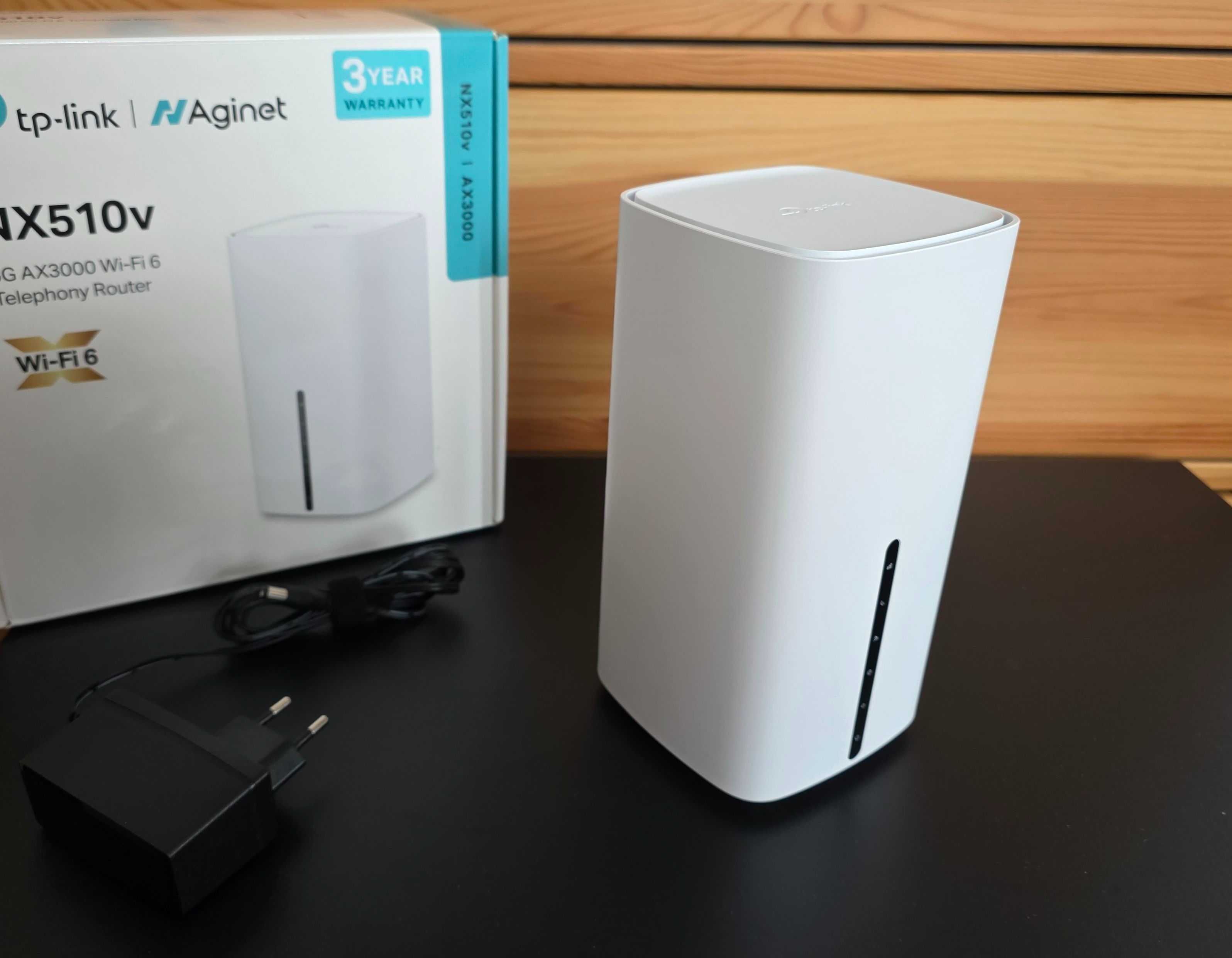 router z modemem 5G TP-Link NX510v AX3000, WiFi 6