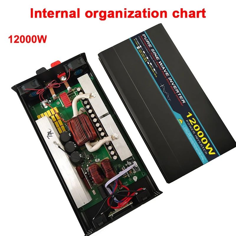 Inversor, transformador onda pura 6000/12000W