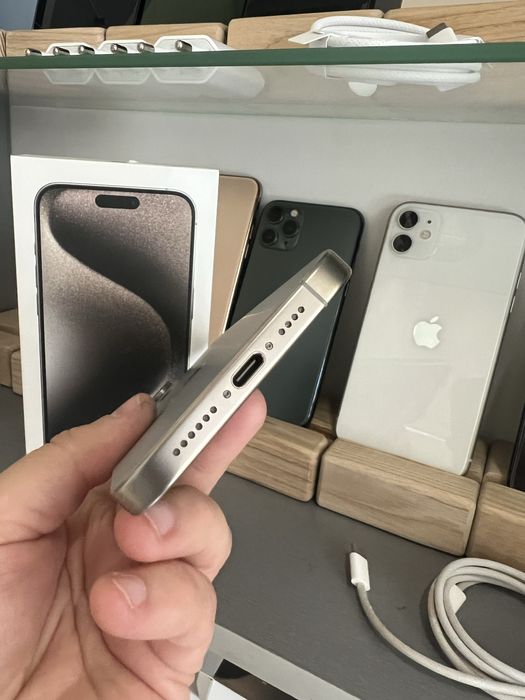  iPhone 15 Pro Max 256gb Natural Titanium Neverlock Ідеальний стан