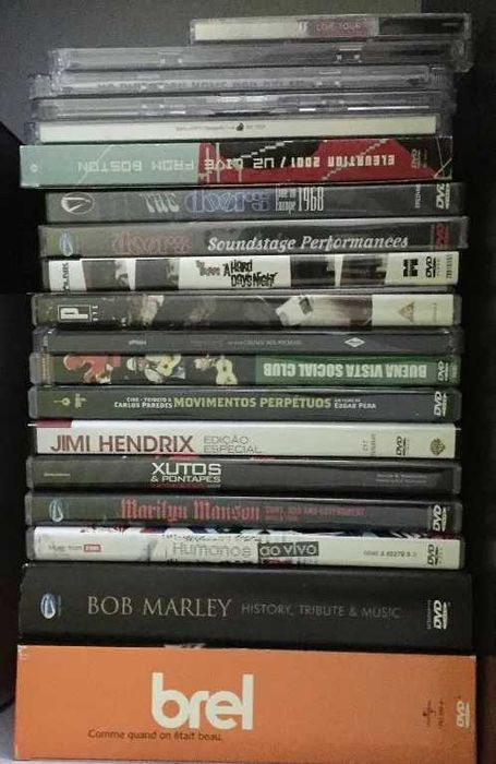 DVD de Música (concertos, documentários, filmes)