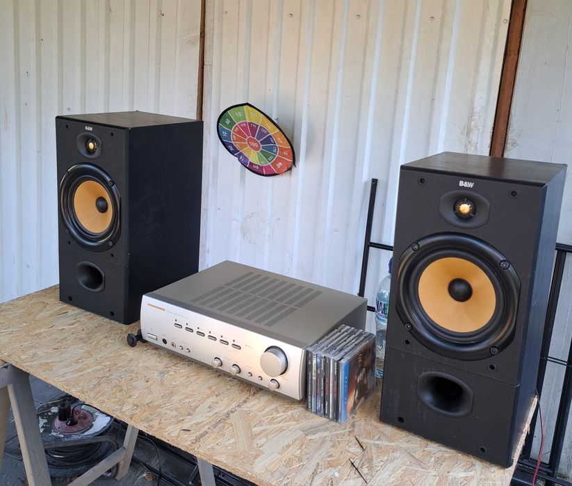 Stereo marantz oraz kolumny b&w dm602