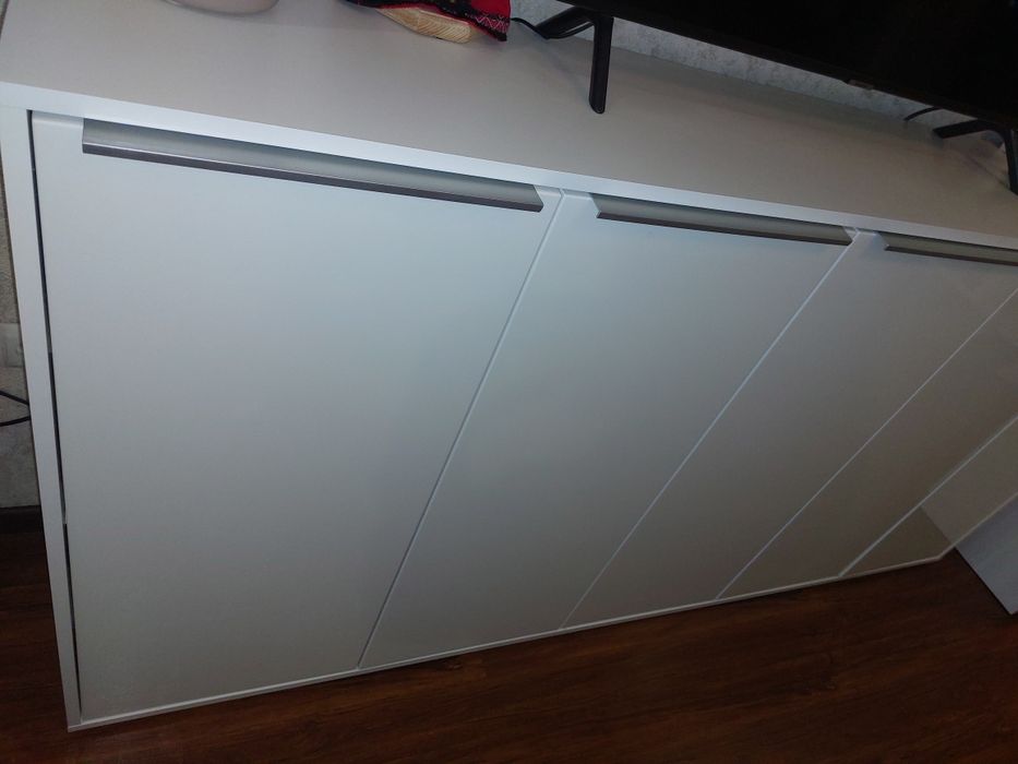 Комод білий глянець