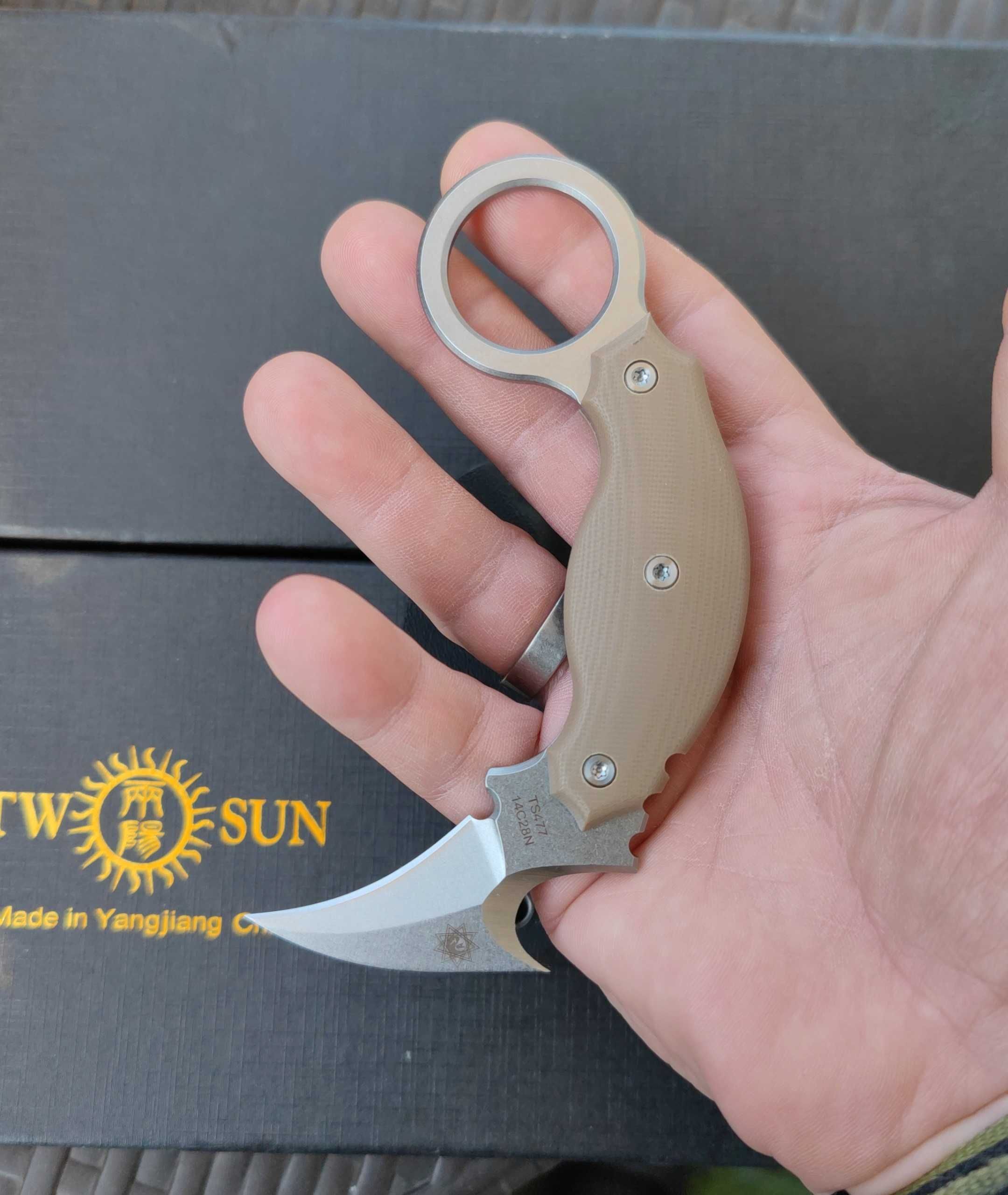 Karambit Derespina TwoSun Claw TS477 kydex