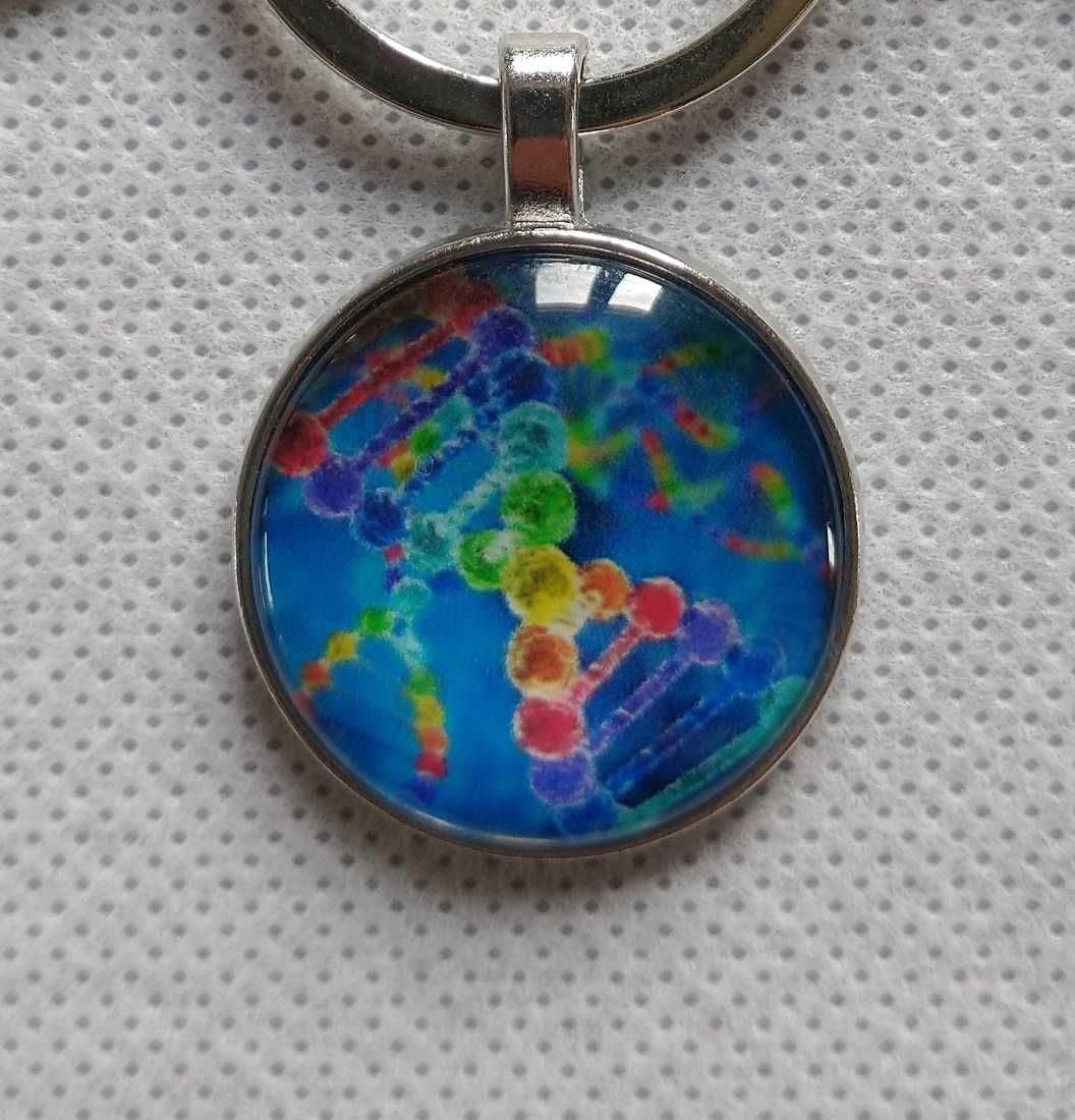 Brelok naukowy DNA breloczek do kluczy nowy polecam:)
