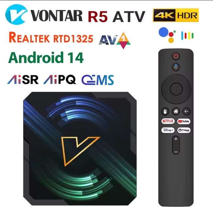 Новые TV Box Vontar R5 ATV (4/32)/(4/64) Android 14 RTD1325