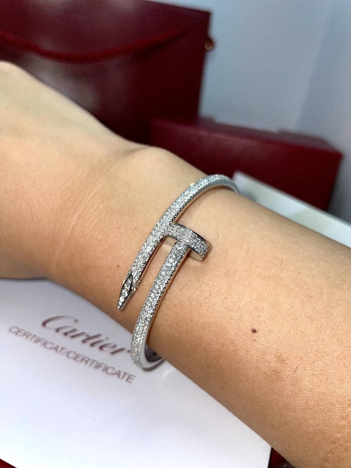 Золотой Браслет Cartier Just un Clou