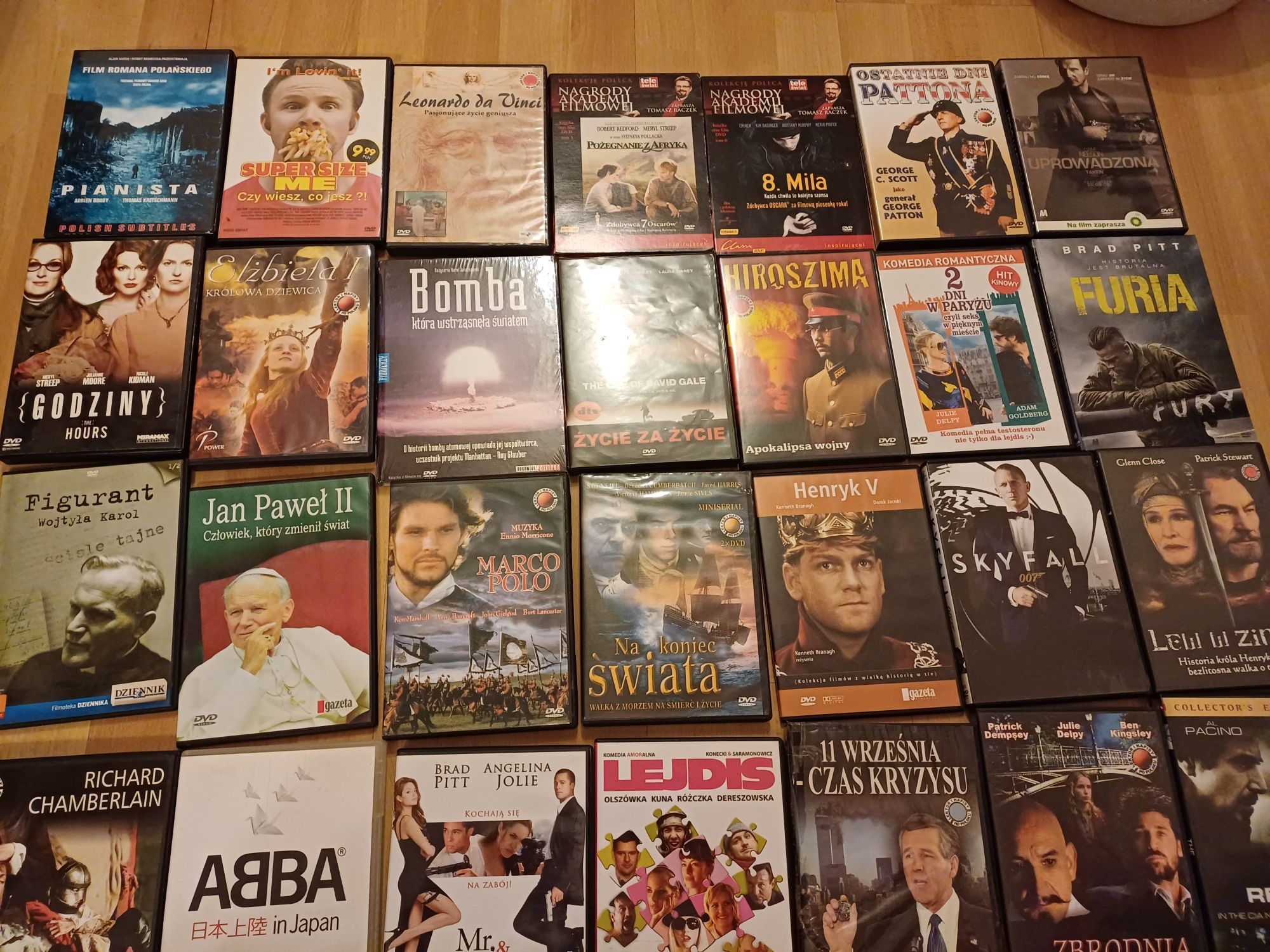 53 filmy DVD- zestaw (w tym 7 nowe)