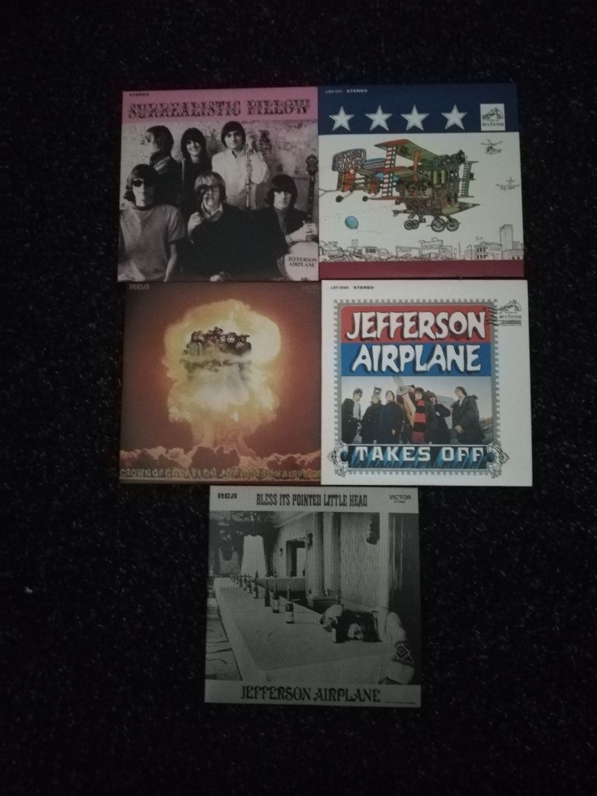 Madonna e stone temple pilots, sepultura, Jefferson airplane cds