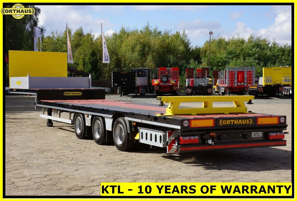 Orthaus PLATO SD | 8250 kg | oś skrętna | ADR EX3 | KTL !!!  Gotowa naczepa - pod kontenery, maszyny bydowlane i rolne, kłonice !!!