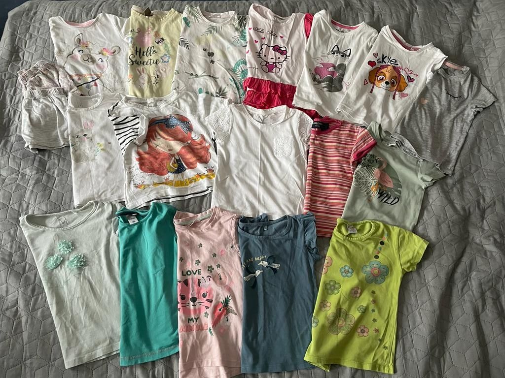 Paka/zestaw ubranka dla dziewczynki 98-110