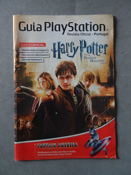 Antigo Guia Playstation - Revista oficial Portugal - Harry Potter