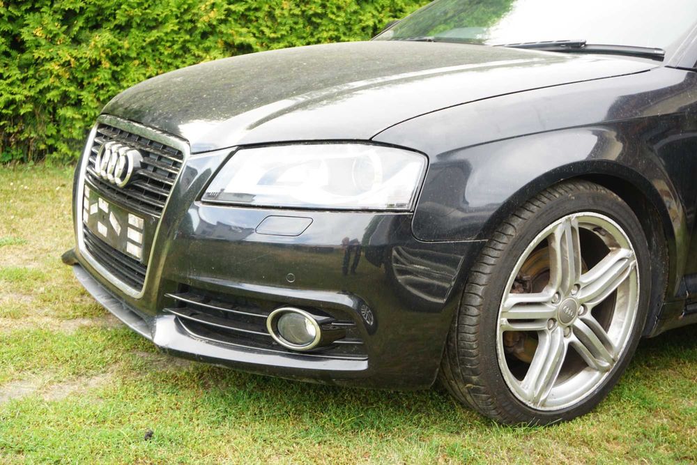 Audi a3 8P lift S-line Kompletny przód 3D maska zderzak xenon LZ9Y *