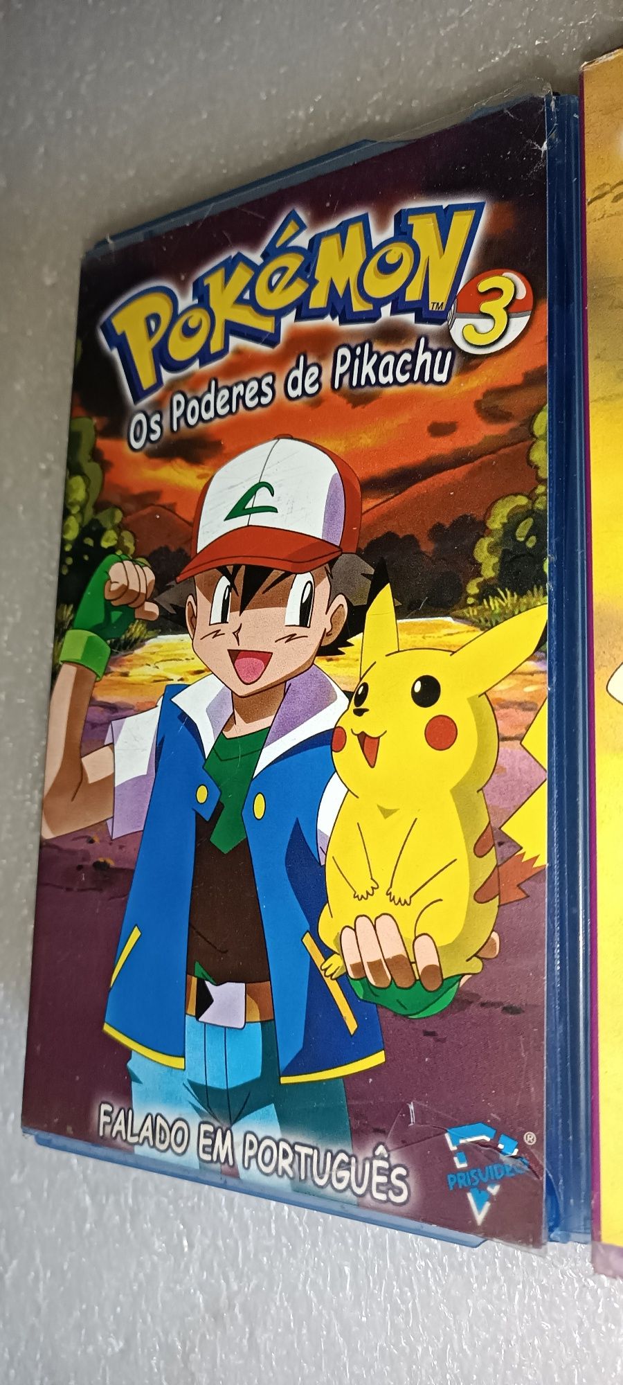 Pokémon 3 Antigas cassetes VHS