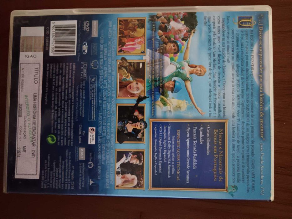 ilme dvd original - uma historia de encantar