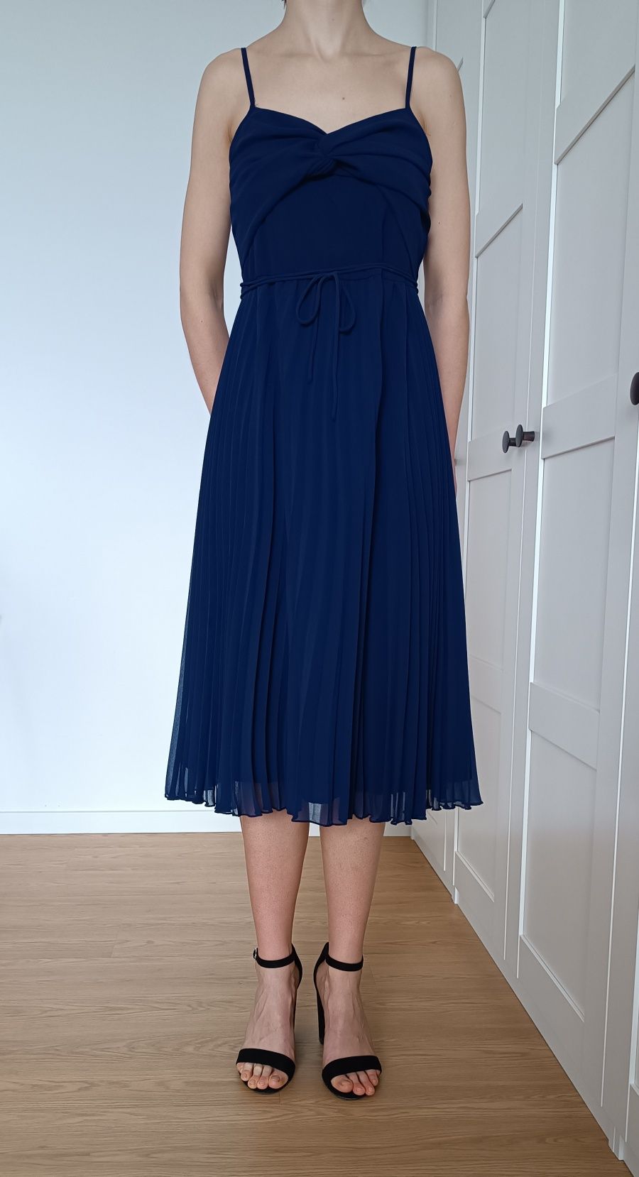 Sukienka midi, plisowana, ASOS