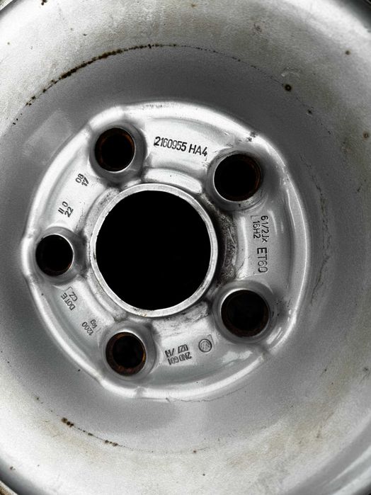 Сталеві диски WV R16 5x120 6,5J ET60, на WV T5