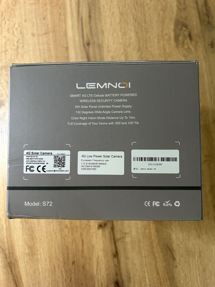 Сонячна камера дикої природи Lemnoi 4G LTE