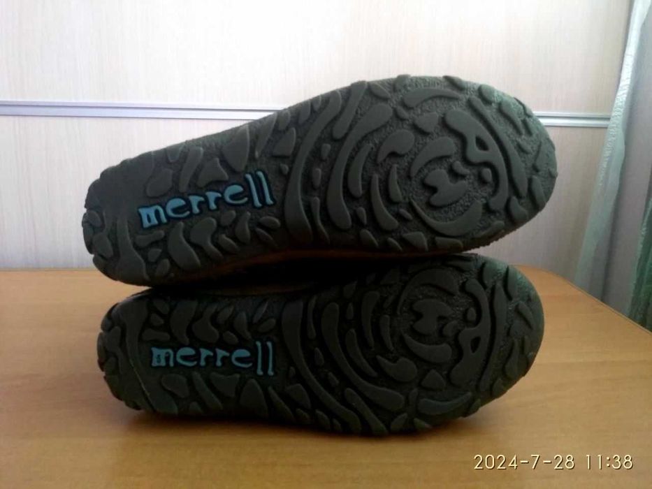 Зимові чорні ботинки чоботи Merrell 38р, 24,5 см