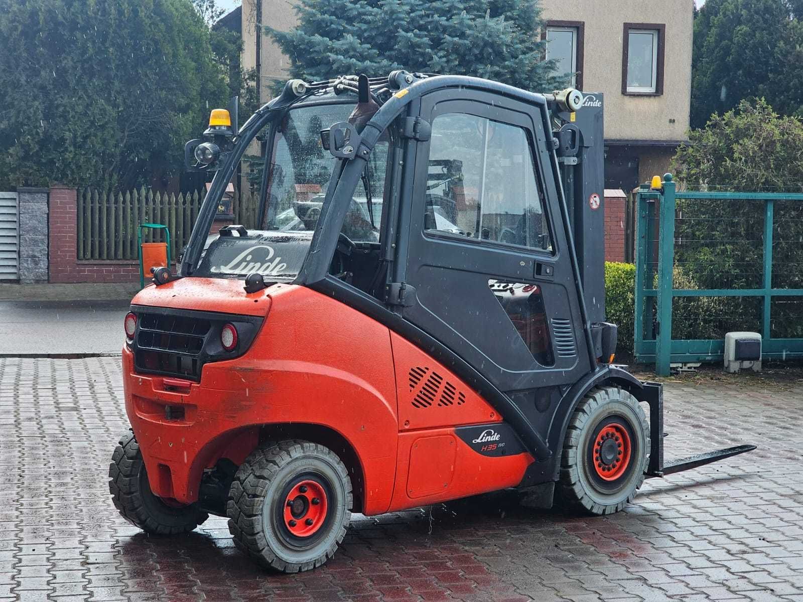 Wózek widłowy Linde H35T-02 Triplex 1736h LPG 2015r